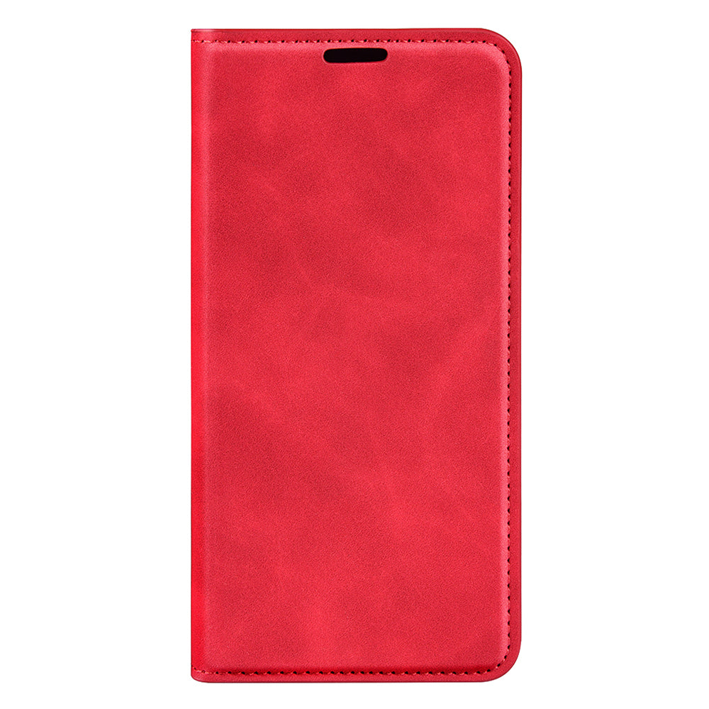 For Huawei nova Y61 4G PU Leather Magnetic Auto Closing Cover Stand Wallet Skin-touch Feeling Shockproof Phone Case