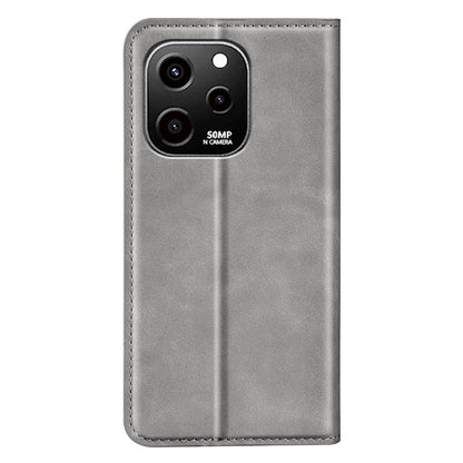 For Huawei nova Y61 4G PU Leather Magnetic Auto Closing Cover Stand Wallet Skin-touch Feeling Shockproof Phone Case