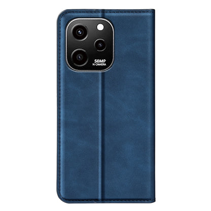 For Huawei nova Y61 4G PU Leather Magnetic Auto Closing Cover Stand Wallet Skin-touch Feeling Shockproof Phone Case