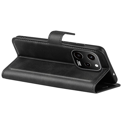 For Huawei nova Y61 4G Calf Texture PU Leather Phone Case Wallet Stand Full Body Flip Folio Square Magnetic Clasp Protective Cover