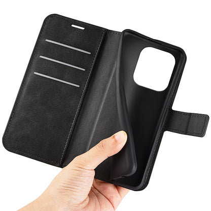 For Huawei nova Y61 4G Calf Texture PU Leather Phone Case Wallet Stand Full Body Flip Folio Square Magnetic Clasp Protective Cover