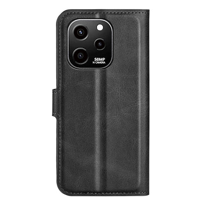 For Huawei nova Y61 4G Calf Texture PU Leather Phone Case Wallet Stand Full Body Flip Folio Square Magnetic Clasp Protective Cover