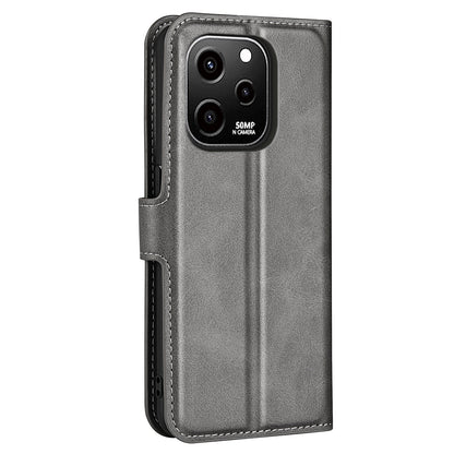 For Huawei nova Y61 4G Calf Texture PU Leather Phone Case Wallet Stand Full Body Flip Folio Square Magnetic Clasp Protective Cover