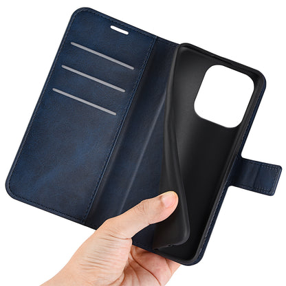For Huawei nova Y61 4G Calf Texture PU Leather Phone Case Wallet Stand Full Body Flip Folio Square Magnetic Clasp Protective Cover