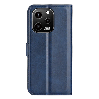 For Huawei nova Y61 4G Calf Texture PU Leather Phone Case Wallet Stand Full Body Flip Folio Square Magnetic Clasp Protective Cover