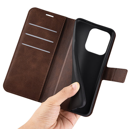 For Huawei nova Y61 4G Calf Texture PU Leather Phone Case Wallet Stand Full Body Flip Folio Square Magnetic Clasp Protective Cover