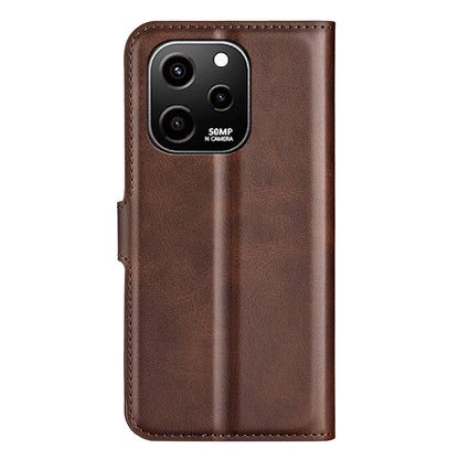 For Huawei nova Y61 4G Calf Texture PU Leather Phone Case Wallet Stand Full Body Flip Folio Square Magnetic Clasp Protective Cover