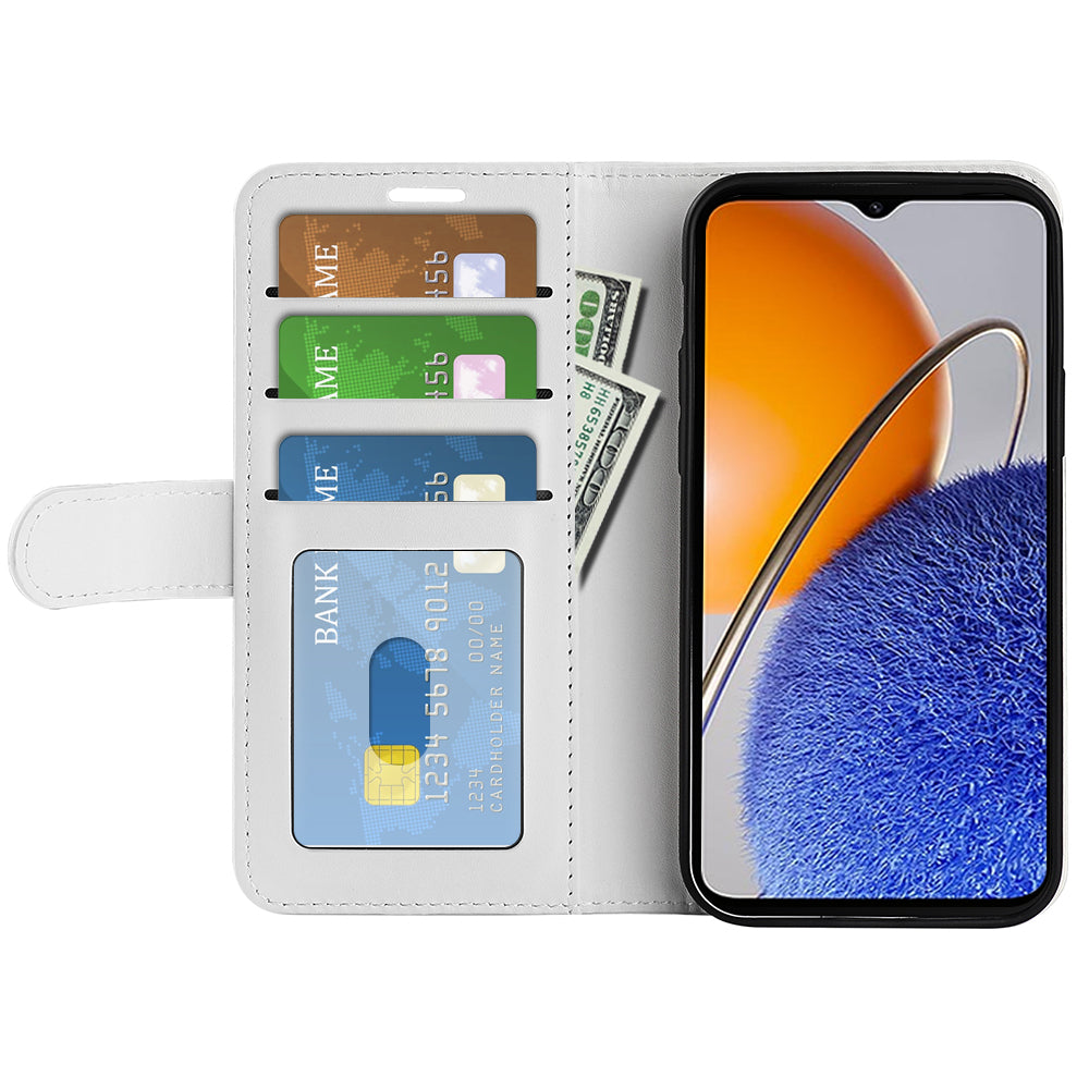 For Huawei nova Y61 4G Crazy Horse Texture PU Leather Wallet Case Stand Shockproof Flip Protective Phone Cover