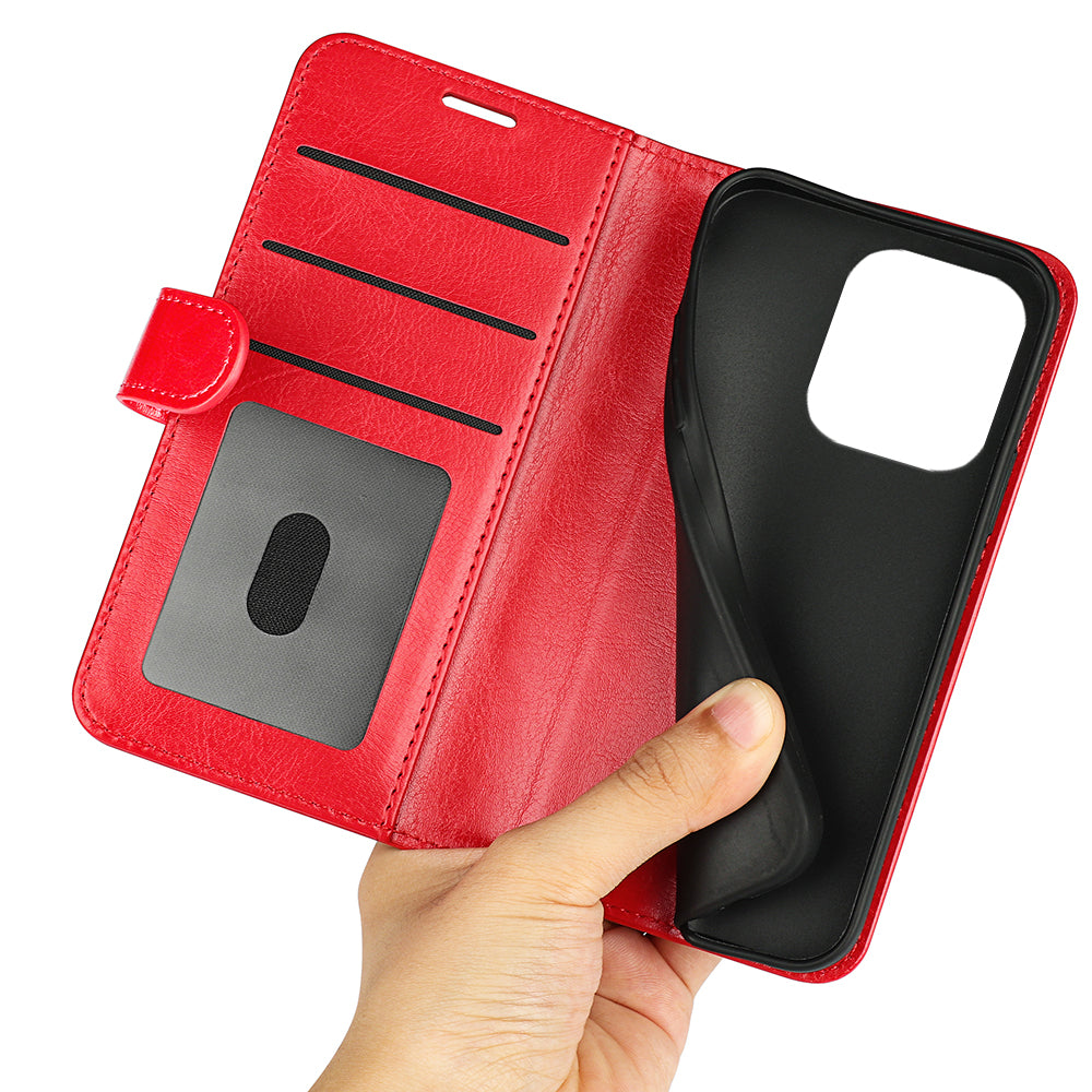 For Huawei nova Y61 4G Crazy Horse Texture PU Leather Wallet Case Stand Shockproof Flip Protective Phone Cover