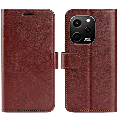 For Huawei nova Y61 4G Crazy Horse Texture PU Leather Wallet Case Stand Shockproof Flip Protective Phone Cover