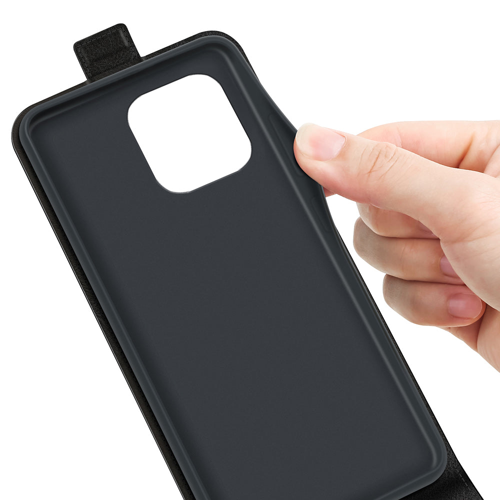 For Huawei nova Y61 4G Vertical Flip PU Leather Protective Cover Card Holder Crazy Horse Texture Magnetic Clasp Shockproof Phone Case