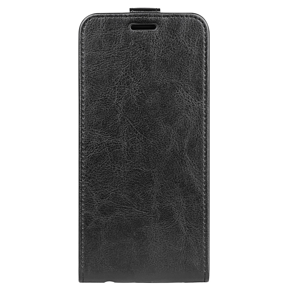 For Huawei nova Y61 4G Vertical Flip PU Leather Protective Cover Card Holder Crazy Horse Texture Magnetic Clasp Shockproof Phone Case