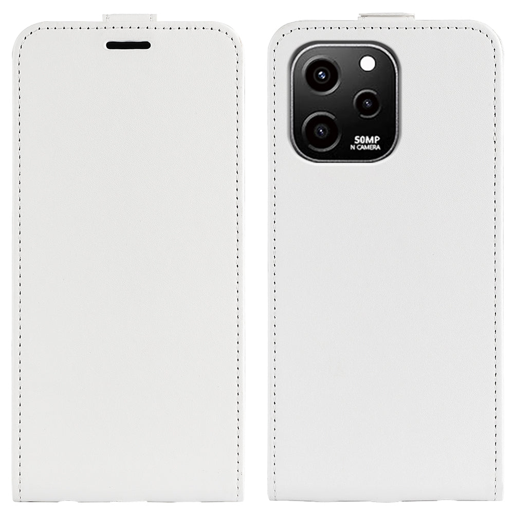 For Huawei nova Y61 4G Vertical Flip PU Leather Protective Cover Card Holder Crazy Horse Texture Magnetic Clasp Shockproof Phone Case