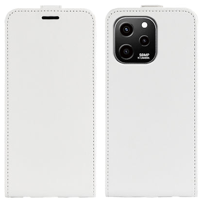 For Huawei nova Y61 4G Vertical Flip PU Leather Protective Cover Card Holder Crazy Horse Texture Magnetic Clasp Shockproof Phone Case