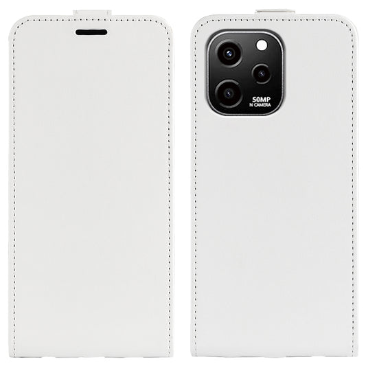 For Huawei nova Y61 4G Vertical Flip PU Leather Protective Cover Card Holder Crazy Horse Texture Magnetic Clasp Shockproof Phone Case