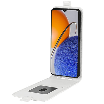 For Huawei nova Y61 4G Vertical Flip PU Leather Protective Cover Card Holder Crazy Horse Texture Magnetic Clasp Shockproof Phone Case
