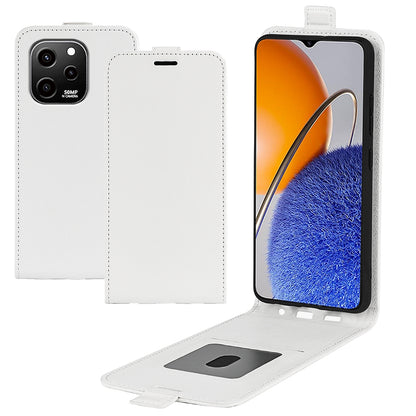 For Huawei nova Y61 4G Vertical Flip PU Leather Protective Cover Card Holder Crazy Horse Texture Magnetic Clasp Shockproof Phone Case