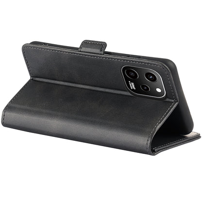 For Huawei nova Y61 4G PU Leather  Cell Phone Cover Dual Magnetic Clasp Calf Texture Case Foldable Stand Wallet