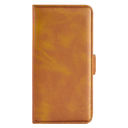 For Huawei nova Y61 4G PU Leather  Cell Phone Cover Dual Magnetic Clasp Calf Texture Case Foldable Stand Wallet