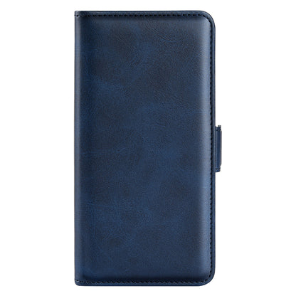 For Huawei nova Y61 4G PU Leather  Cell Phone Cover Dual Magnetic Clasp Calf Texture Case Foldable Stand Wallet