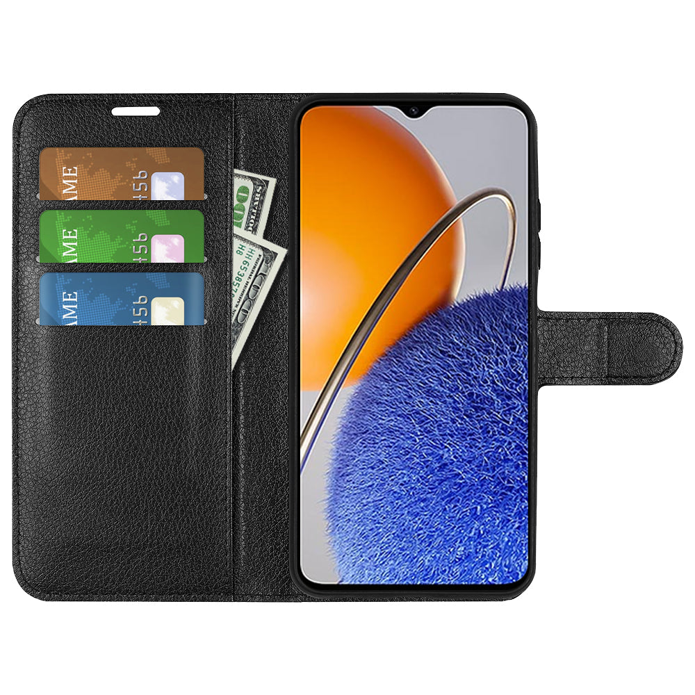 For Huawei nova Y61 4G Full Protection Flip Phone Case Litchi Texture PU Leather Stand Wallet Phone Cover