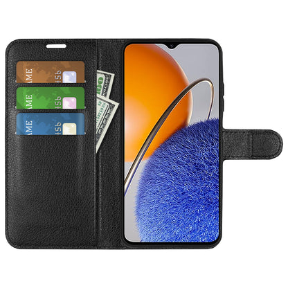For Huawei nova Y61 4G Full Protection Flip Phone Case Litchi Texture PU Leather Stand Wallet Phone Cover