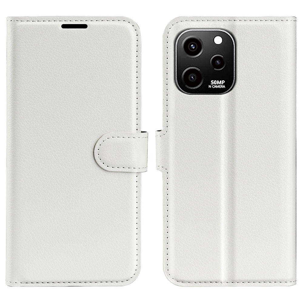For Huawei nova Y61 4G Full Protection Flip Phone Case Litchi Texture PU Leather Stand Wallet Phone Cover