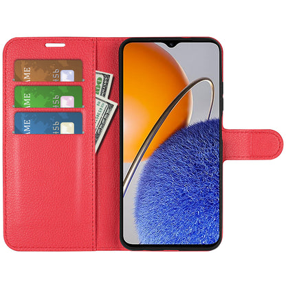 For Huawei nova Y61 4G Full Protection Flip Phone Case Litchi Texture PU Leather Stand Wallet Phone Cover