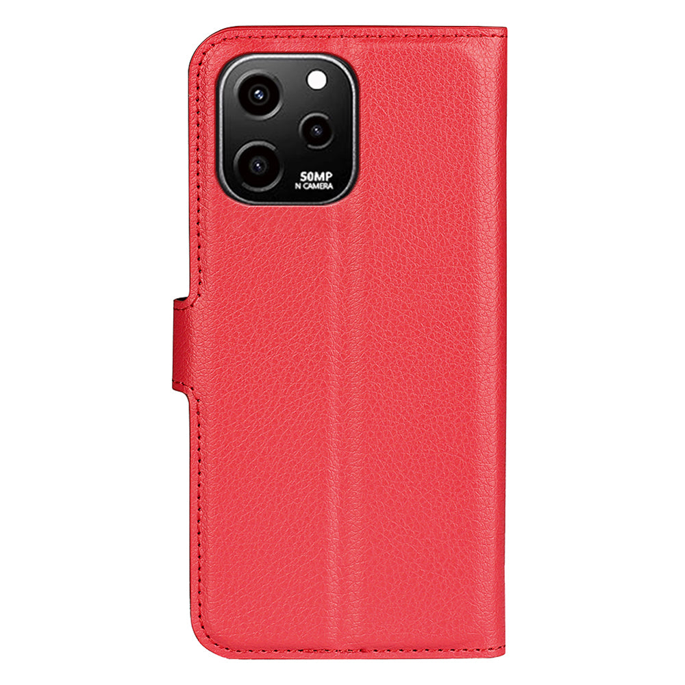 For Huawei nova Y61 4G Full Protection Flip Phone Case Litchi Texture PU Leather Stand Wallet Phone Cover