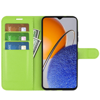 For Huawei nova Y61 4G Full Protection Flip Phone Case Litchi Texture PU Leather Stand Wallet Phone Cover
