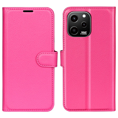 For Huawei nova Y61 4G Full Protection Flip Phone Case Litchi Texture PU Leather Stand Wallet Phone Cover