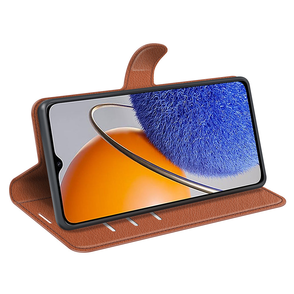 For Huawei nova Y61 4G Full Protection Flip Phone Case Litchi Texture PU Leather Stand Wallet Phone Cover