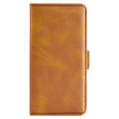 For Honor 80 Pro 5G Drop Protection Cell Phone Cover PU Leather Dual Magnetic Clasp Calf Texture Case Hands-free Stand Wallet