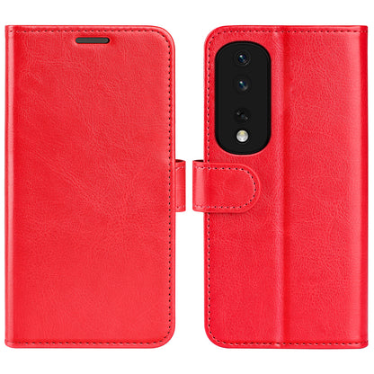For Honor 80 Pro 5G Crazy Horse Texture PU Leather Case Stand Wallet Flip Protective Phone Cover