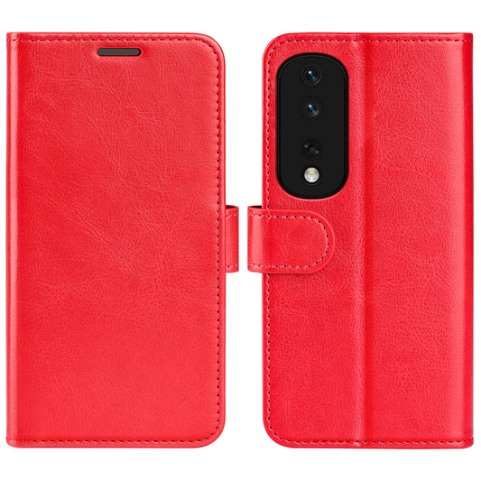 For Honor 80 Pro 5G Crazy Horse Texture PU Leather Case Stand Wallet Flip Protective Phone Cover