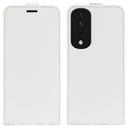 For Honor 80 Pro 5G PU Leather Vertical Flip Phone Case Crazy Horse Texture Card Holder Shockproof Magnetic Cover