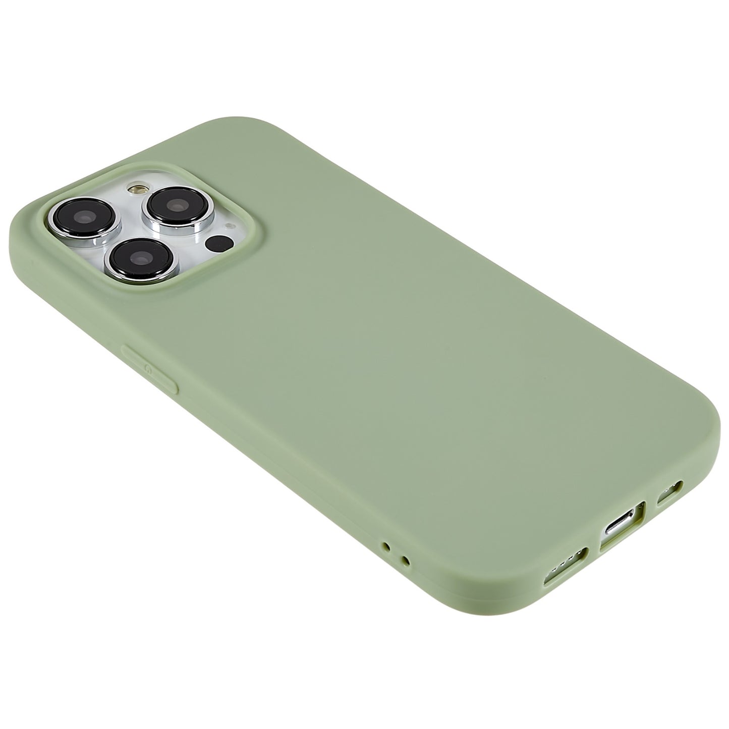 For iPhone 13 Pro 6.1 inch Back Shell, Anti-Fingerprint Soft TPU Phone Case Matte Protective Cover