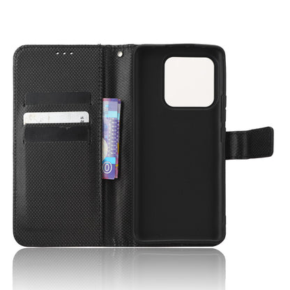 Diamond Texture Phone Cover For Xiaomi 13 Pro 5G, Magnetic Clasp Foldable Stand Flip Leather Wallet Case