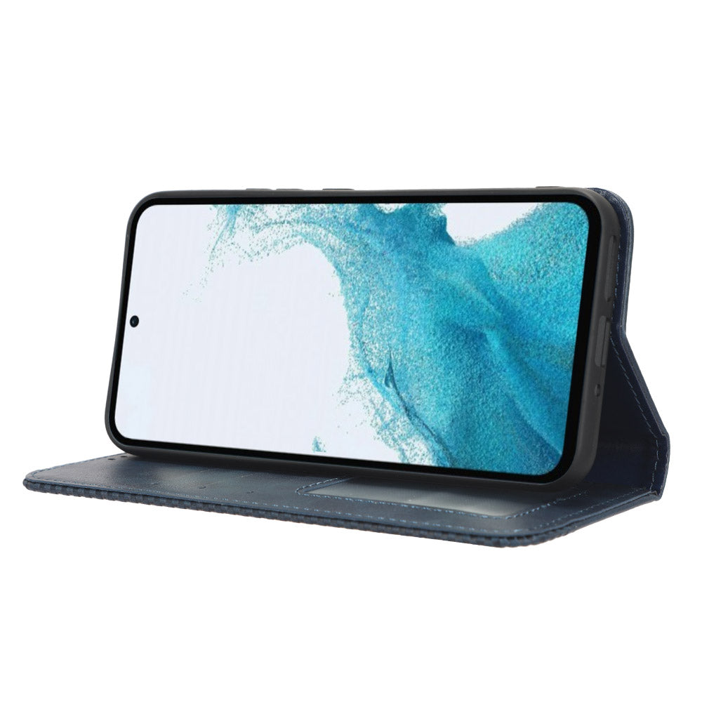 Retro Texture Phone Cover For Samsung Galaxy A54 5G, Magnetic Auto Closing Imprinted Pattern PU Leather Flip Wallet Stand Phone Case