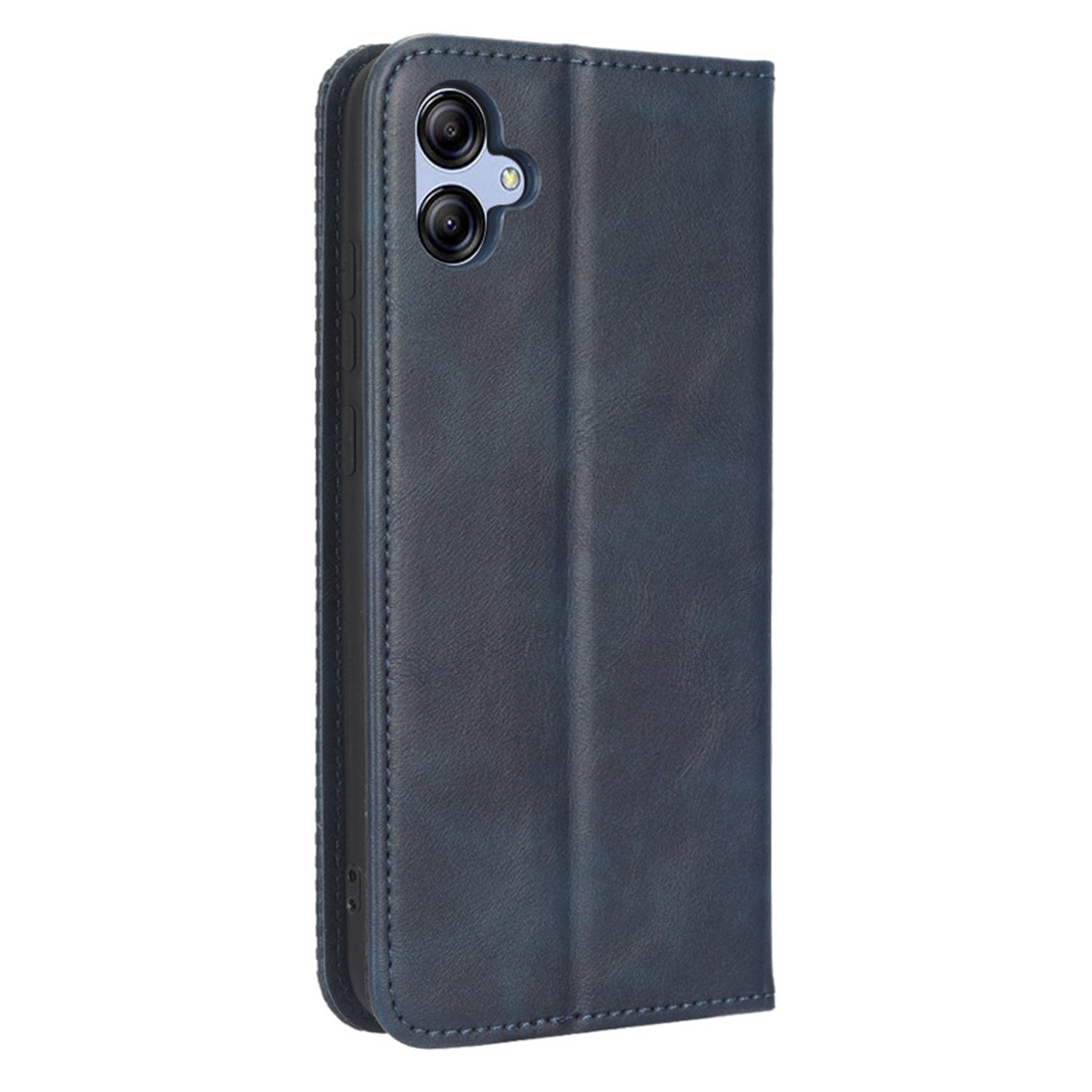 Retro Texture Protective Phone Cover For Samsung Galaxy A04e 4G / F04 4G / M04 4G, Magnetic Auto Closing Imprinted Pattern PU Leather Flip Wallet Stand Anti-drop Phone Case