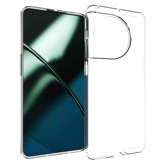 10Pcs / Pack For OnePlus 11 5G TPU Phone Case Inner Watermark-Free Anti-scratch Crystal Clear Cover
