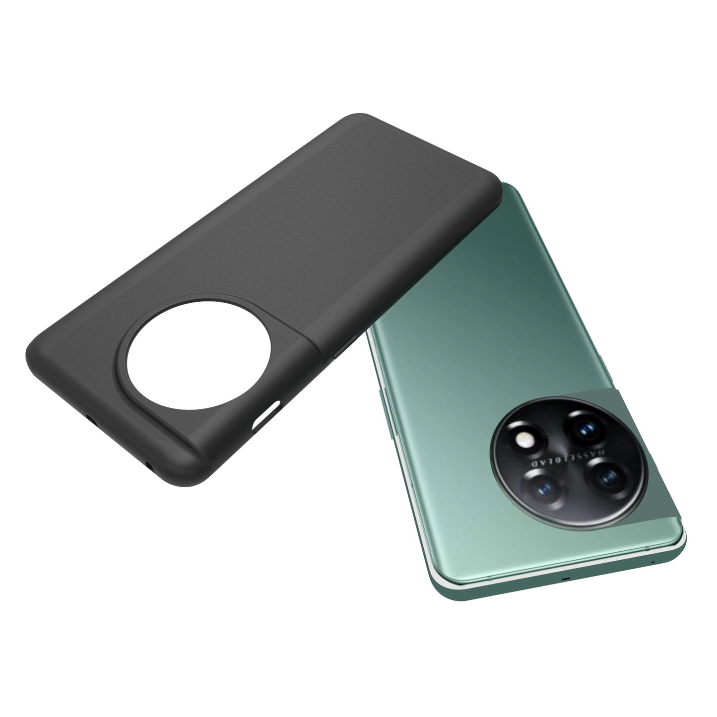 10Pcs / Pack TPU Case for OnePlus 11 5G, Matte Finish Anti-scratch Protective Phone Cover