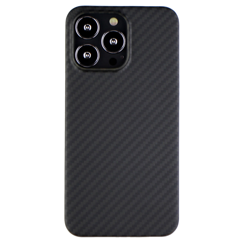 For iPhone 13 Pro 6.1 inch Bump Proof Carbon Fiber Texture Aramid Fiber Back Case Protective Cover
