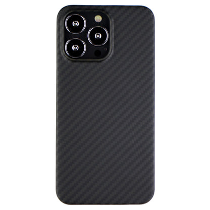 For iPhone 13 Pro 6.1 inch Bump Proof Carbon Fiber Texture Aramid Fiber Back Case Protective Cover