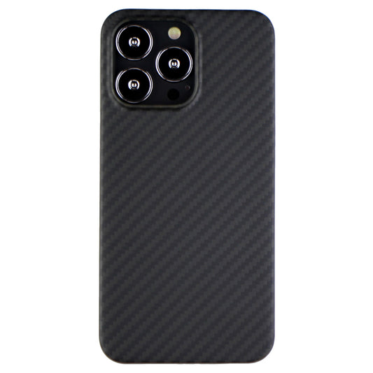 For iPhone 13 Pro 6.1 inch Bump Proof Carbon Fiber Texture Aramid Fiber Back Case Protective Cover