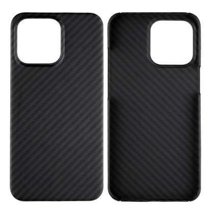 For iPhone 13 Pro 6.1 inch Bump Proof Carbon Fiber Texture Aramid Fiber Back Case Protective Cover