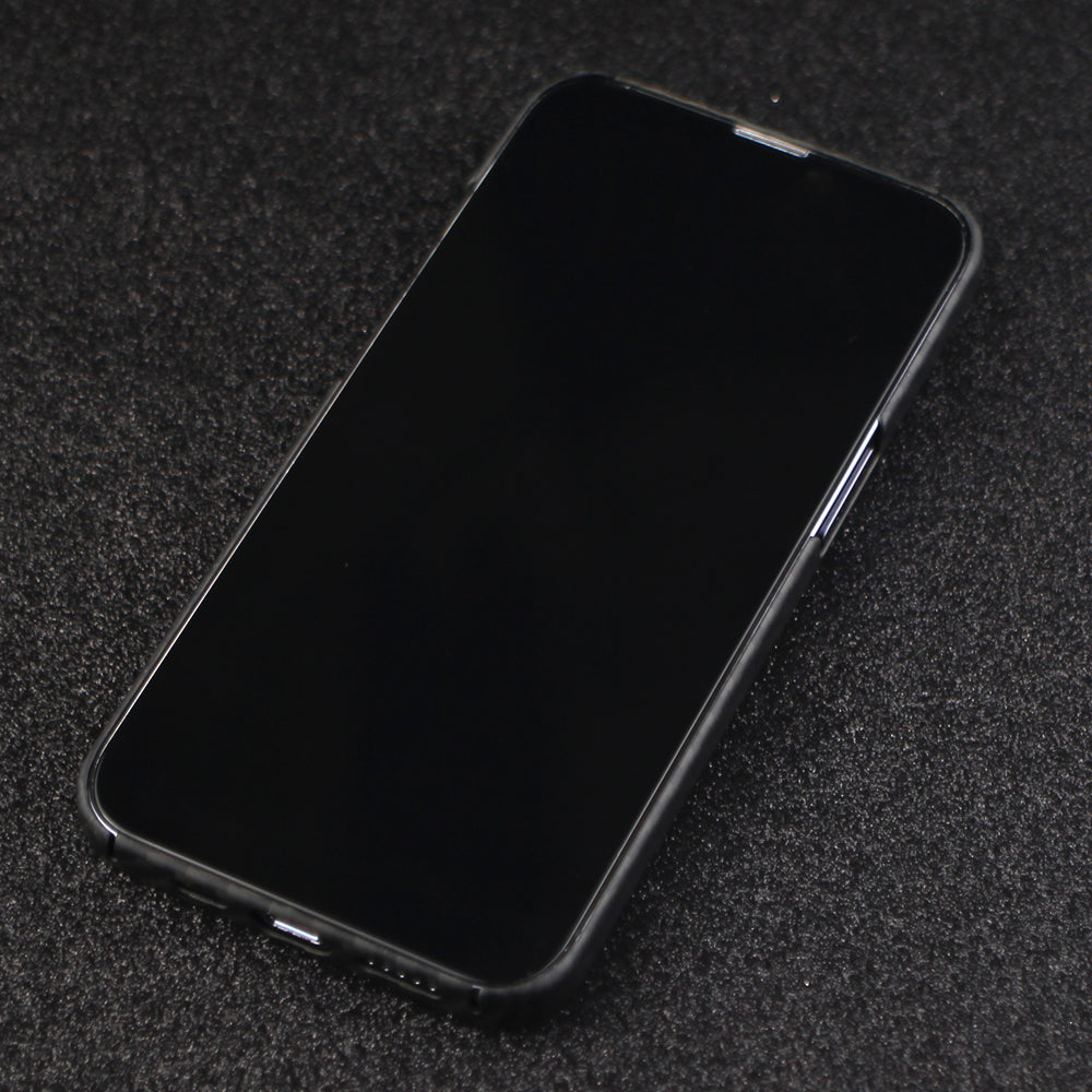 For iPhone 13 Pro 6.1 inch Bump Proof Carbon Fiber Texture Aramid Fiber Back Case Protective Cover