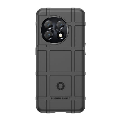 Soft TPU Case for OnePlus 11 5G, Rugged Square Grid Texture Drop-proof Phone Cover