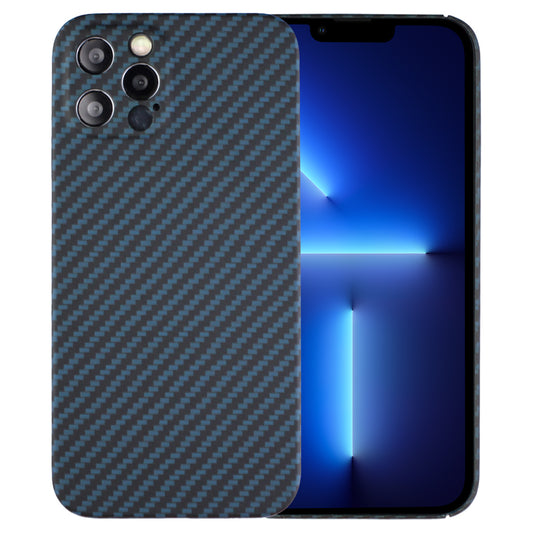 Back Shell for iPhone 13 Pro 6.1 inch Precise Cutout Carbon Fiber / Wavy Texture Aramid Fiber Case Protective Cover