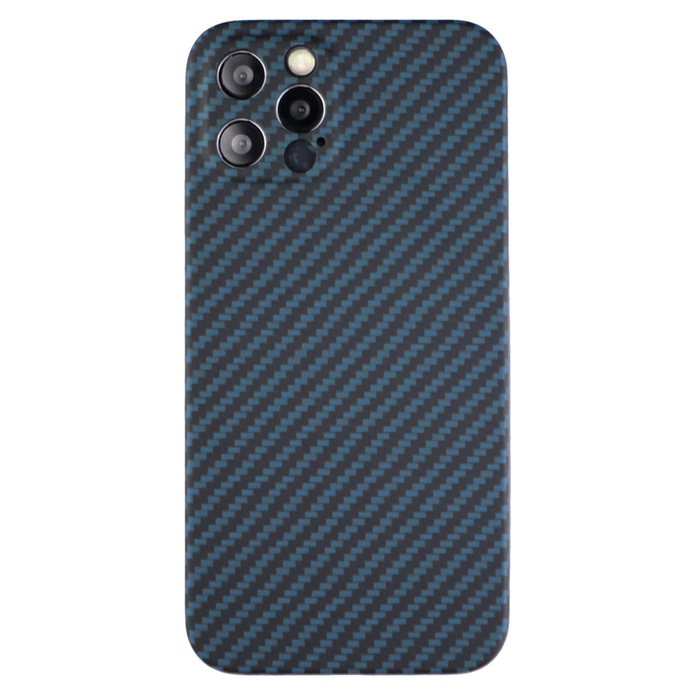 Back Shell for iPhone 13 Pro 6.1 inch Precise Cutout Carbon Fiber / Wavy Texture Aramid Fiber Case Protective Cover